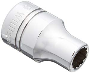Williams WSS-23RC 23-Piece 1/2-Inch Drive Shallow 12 Point Socket Set