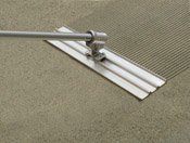 Kraft Tools CC789-01 24"x8" Multi-Trac Bull Float Groover 1/2" Spacing w/o Bracket