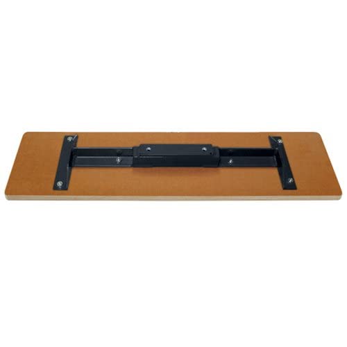 36"x7" Canvas-Resin Bull Float w/2-Hole Bracket Bar