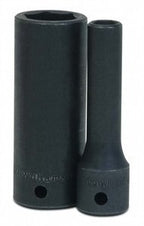 Williams JHWWS-1419RC SUPERTORQUE 19-Piece 1/2-Inch Drive SAE Deep Impact 6 Point Socket Set, Black Industrial Finish, Designed for Maximum Engagement on 6-Point Fasteners