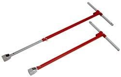 Reed Tool VK3CK1ROD Main Valve Key with 1-Inch Curb Key and 3/8-Inch Slotted Tool for Curb Box Rods