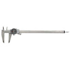 TESA Brown & Sharpe 599-579-8-1 Stainless Steel Dial Caliper, White Face, 0"-8" Range, +/-0.001" Accuracy, 0.001" Resolution, Meets DIN 862 Specifications