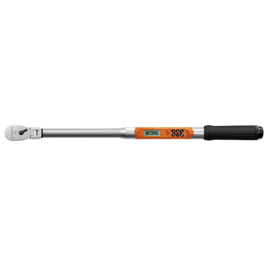 K Tool International Professional Angle Torque Wrench Electronic 1/2 Inch Drive 250 Foot/Pounds