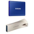 SAMSUNG T7 Portable SSD, 2TB External Solid State Drive, Speeds Up to 1,050MB/s, USB 3.2 Gen 2, Reliable Storage for Gaming, Students, Professionals, MU-PC2T0R/AM, Red