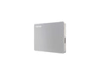 Toshiba Canvio Flex 2TB Portable External Hard Drive USB-C USB 3.0, Silver for PC, Mac, & Tablet - HDTX120XSCAA