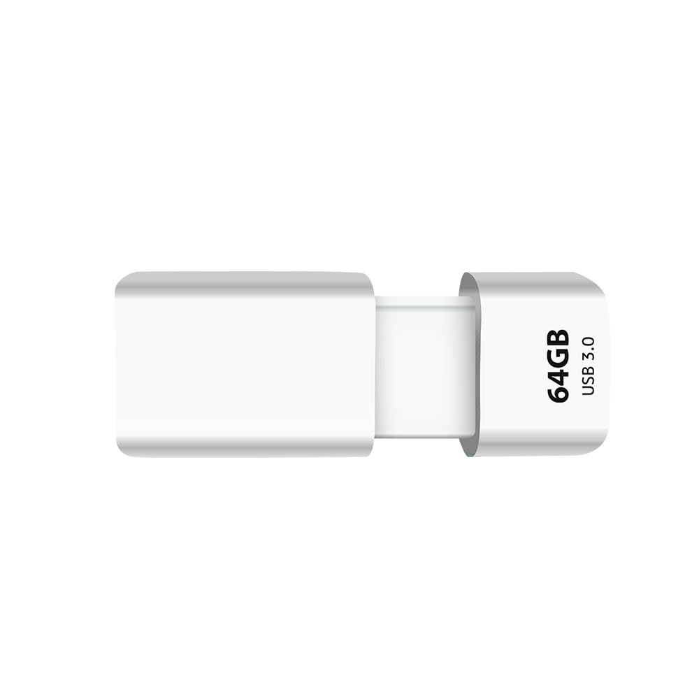 GIGASTONE 64GB Flash Drive (10 Pack) Z60 USB 3.2 Gen 1, 100MB/s Ultra Fast, Retractable Capless Slider Design, Data Storage, Backup for PC/Mac/TV/Car Audio, USB 2.0/3.0/3.1 Compatible