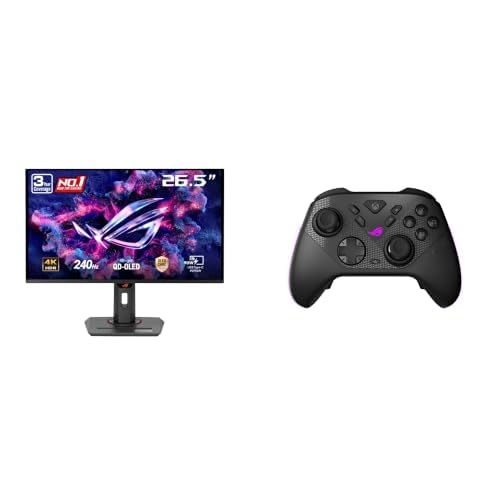 ASUS ROG XG27AQDMGR 27 Inch 1440p 240Hz Glossy OLED HDR Gaming Monitor