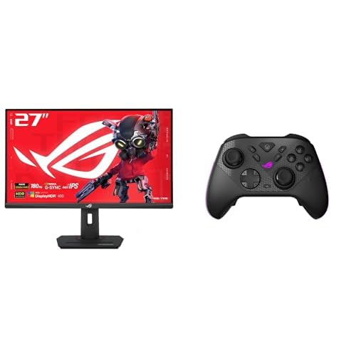 ASUS ROG XG27AQDMGR 27 Inch 1440p 240Hz Glossy OLED HDR Gaming Monitor