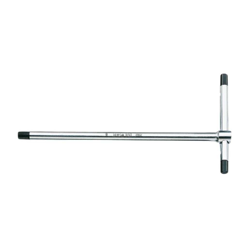 Beta 951AS/6X Set of 6 1/8"-3/8" Sliding T-Handle Hex Key Allen Wrench Set