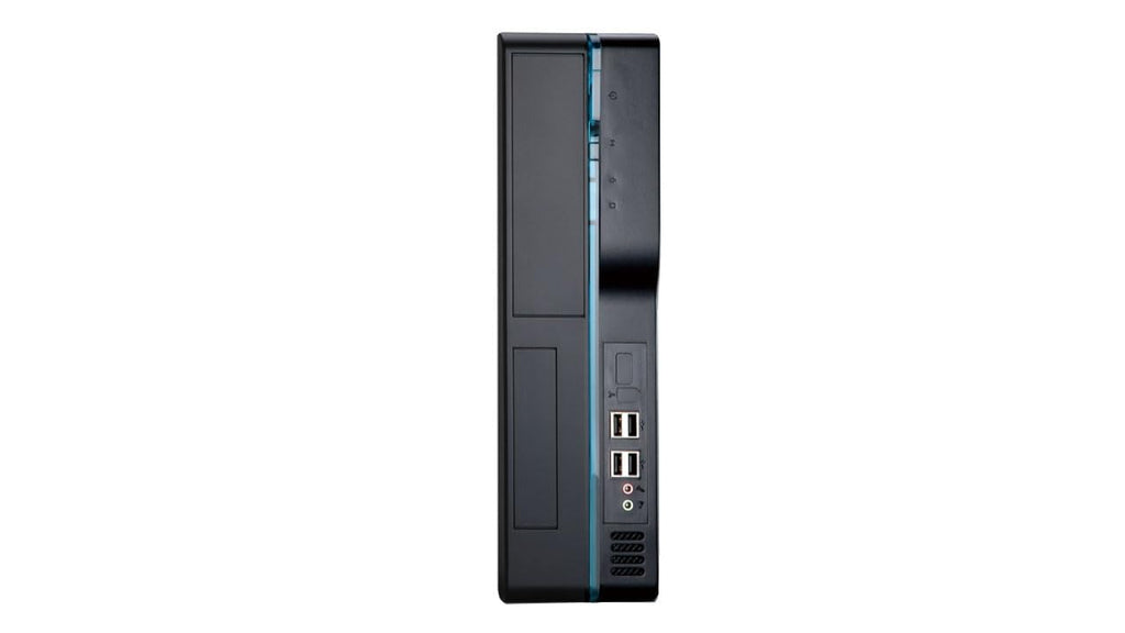 InWin BL631 Slim Micro-ATX Mini-ITX Small Form Factor Desktop PC Case with 450W TFX Power Supply Pre-Installed, 11.5L, USB 3.0 Front Ports, 4 Expansion Slots, Black
