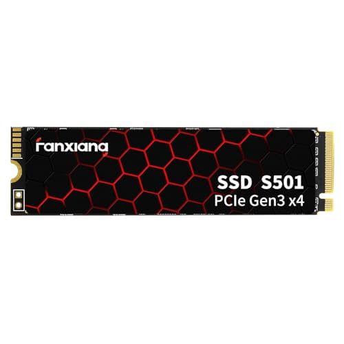 fanxiang S501 1TB NVMe SSD 3D NAND 1.3 PCIe Gen3x4 M.2 2280 Internal Solid State Drive (Read/Write Speed up to 2,150/1,600 MB/s) Compatible with Laptop & PC Desktop
