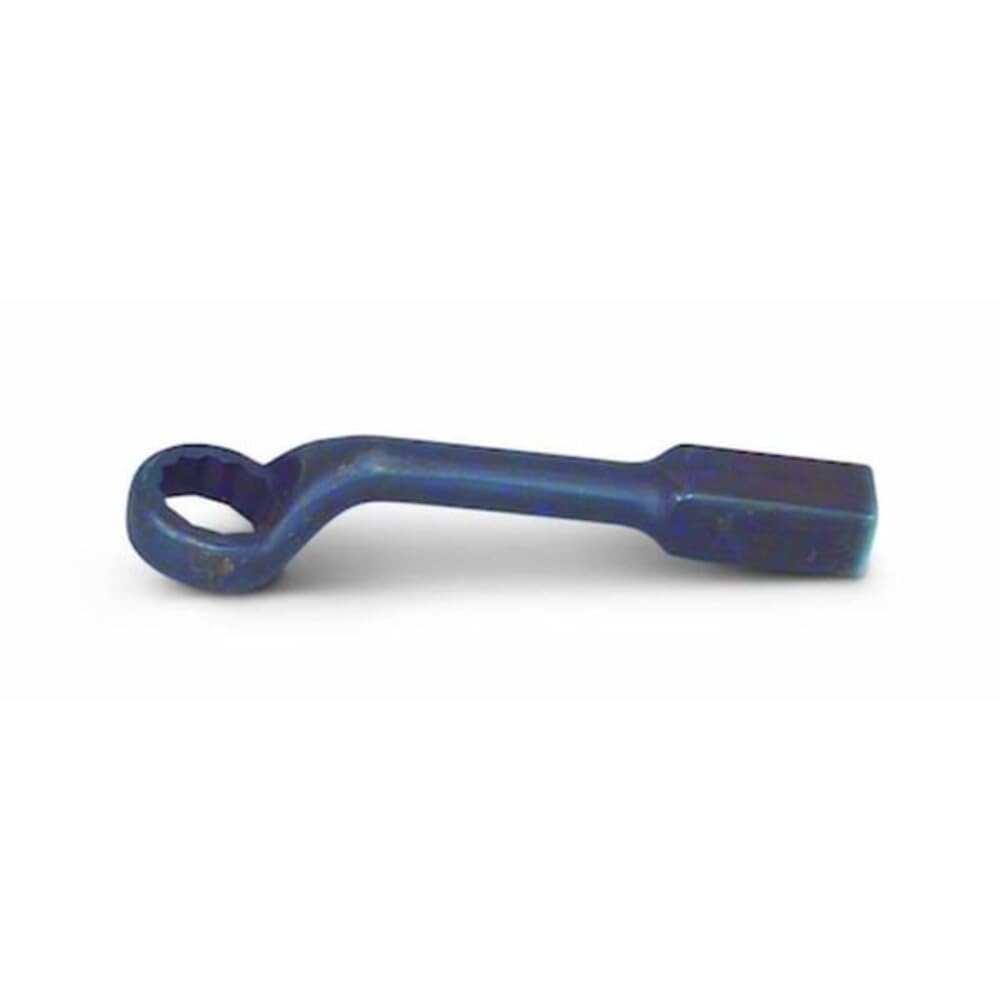 Wright Tool 75mm Offset Handle Metric Striking Face Box Wrenches, 12 Pt. Heavy Duty