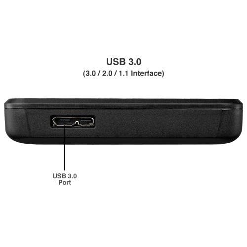 OWC Express 2TB USB 5Gb/s Portable Storage Solution - Black