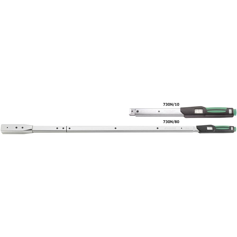 Stahlwille 50181102 Torque Wrench w/Mount for Insert Tools, Click-type w/Dual Stop Signal, Fast & Accurate Setting, Easy-to-read Double Scale, and Ergonomic Handle, 9x12 mm Mount Size, 4-20 N.m
