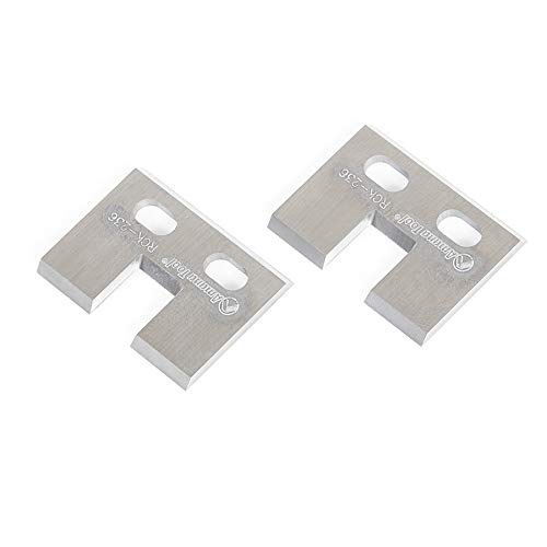 Amana Tool RCK-236 Pair of Insert Carbide Replacement Knives for Adjustable Stile and Rail Shaper Cutters Tongue and Groove Set 61218