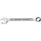 Stahlwille 40085555 Combination Spanners Open-Box No.13, Size 55mm, Metric, with 15 degree Offset Ring End, Chrome Plated Finish, Length 560mm, Made in Germany