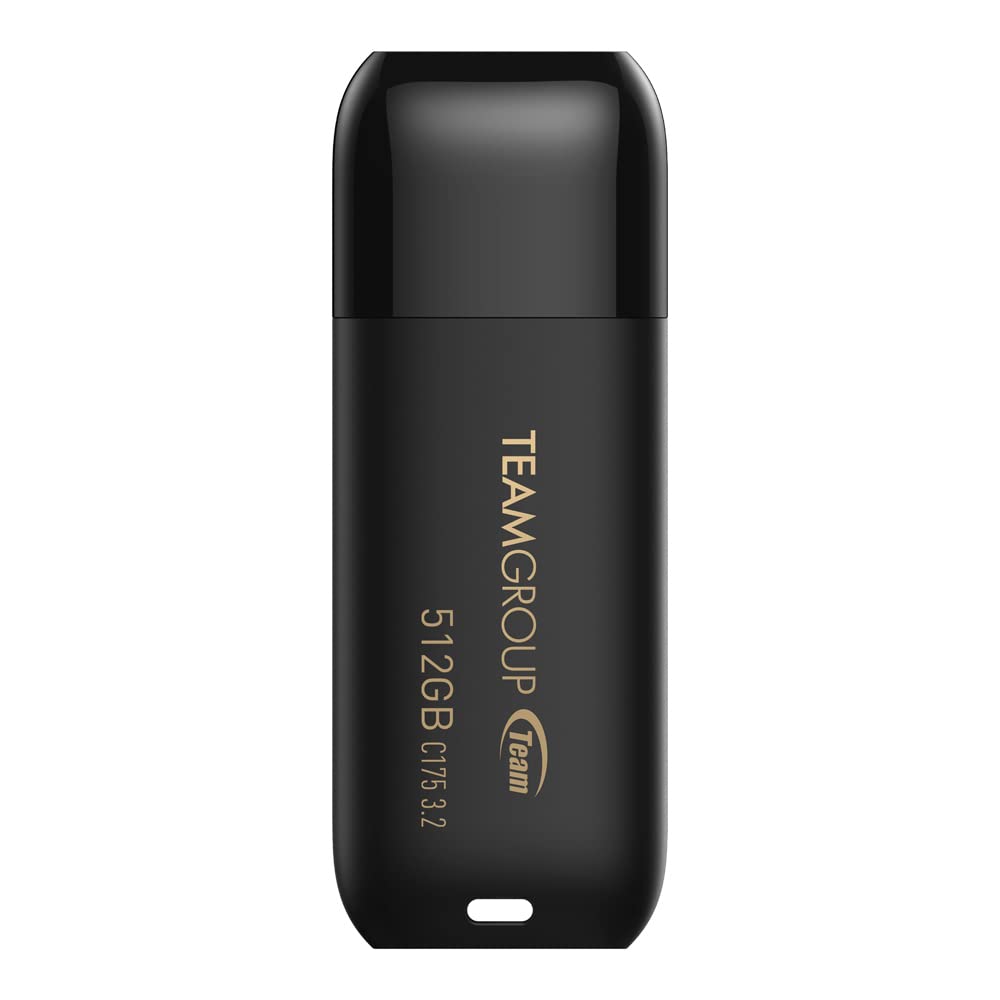 TEAMGROUP C175 1TB USB 3.2 Gen 1 (USB 3.1/3.0) Read 100MB/s Flash Thumb Drive, External Data Storage Memory Stick Compatible with Computer/Laptop/Desktop/PC Matte Black TC17531TBB01