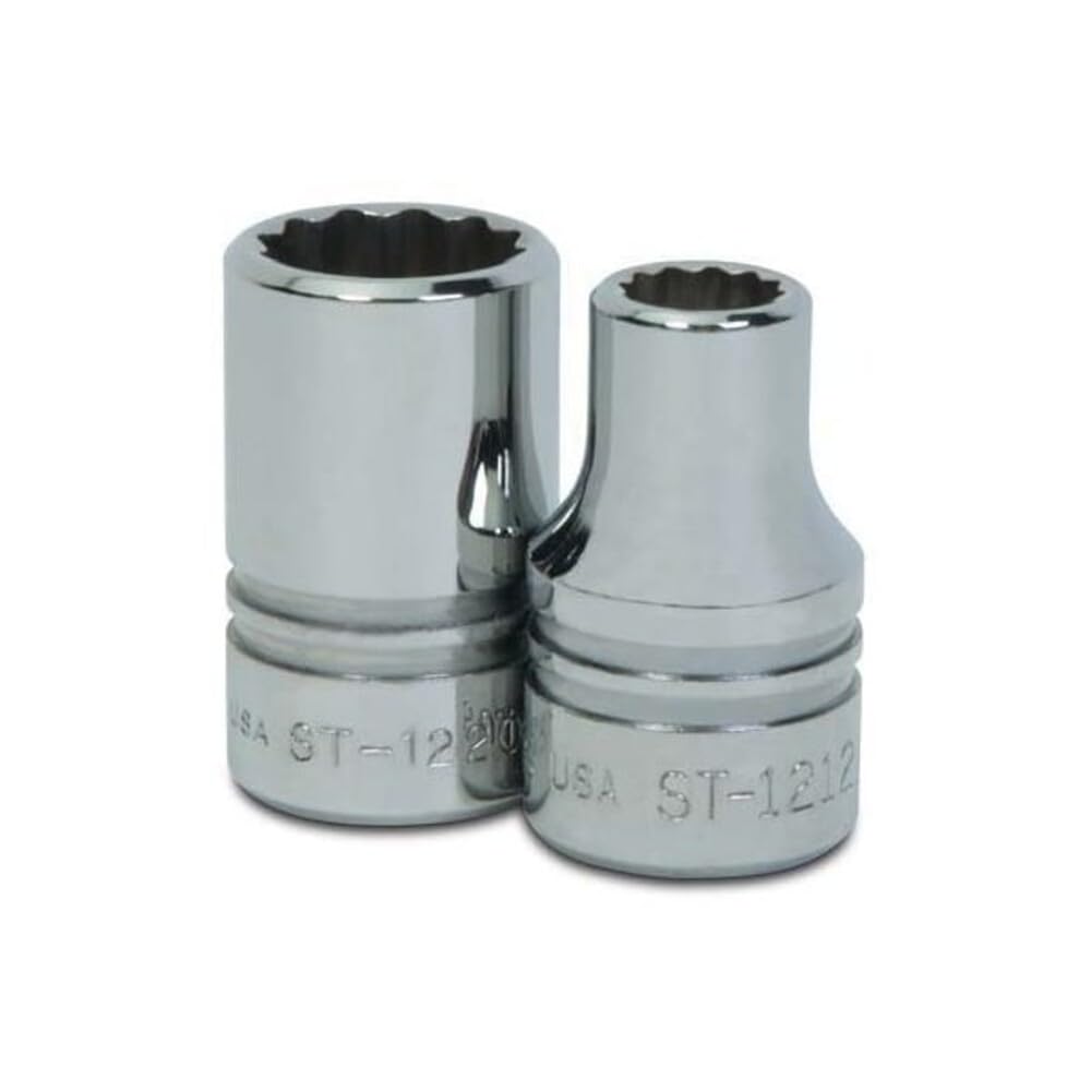 Williams WSS-23RC 23-Piece 1/2-Inch Drive Shallow 12 Point Socket Set