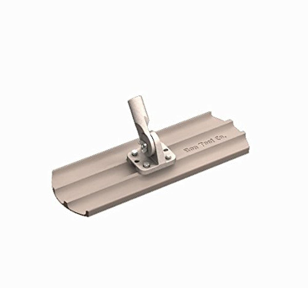Bon 12-567 42-Inch by 8-Inch Round End Magnesium Bull Float with Threaded Handle Bracket