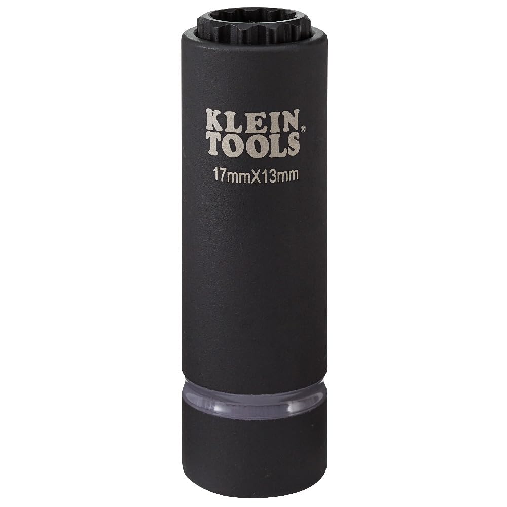 Klein Tools Impact Socket, Metric, 1/2-Inch Drive, 12-Point Deep Sockets