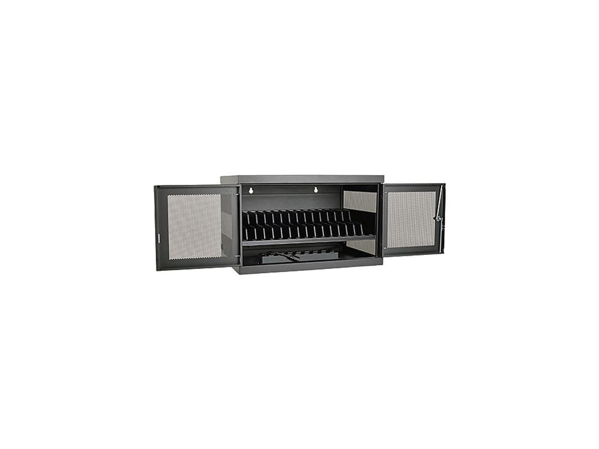 Tripp Lite 48-Port AC Mobile Charging Cart Storage Station for Chromebooks, iPads, Laptops, Tablets, Black (CSC48AC)