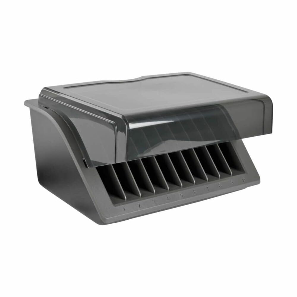 Tripp Lite 48-Port AC Mobile Charging Cart Storage Station for Chromebooks, iPads, Laptops, Tablets, Black (CSC48AC)