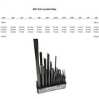 K36 Punch and Chisel Set, 36-Piece