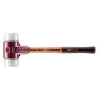Halder Simplex Sledgehammer 80mm – Superplastic Inserts, Cast Iron Housing with Protection Sleeve, Varnished Hickory Handle, Non-Marring Heavy-Duty Sledge – 3007.081