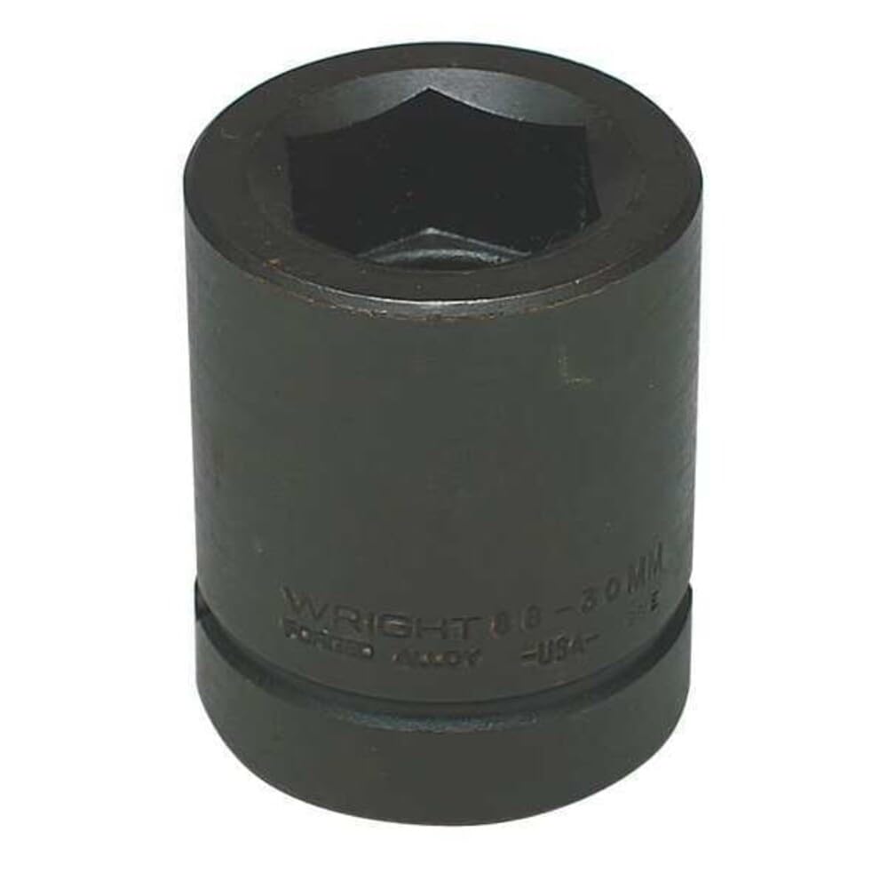 Wright Tool 85mm 1" Dr. 6 Pt. Std. Metric Impact Socket