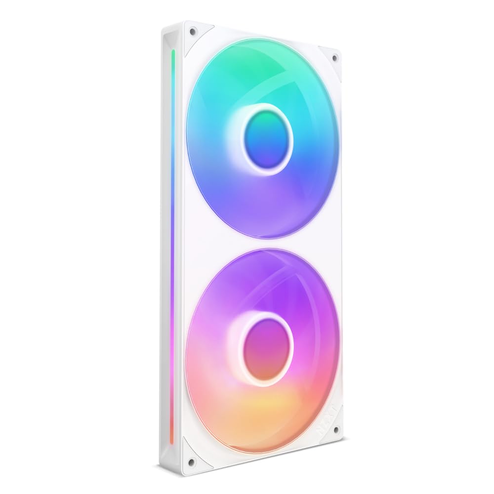 NZXT F420U Ultra - 420mm Single-Frame Multi-Zone RGB Fan - Black