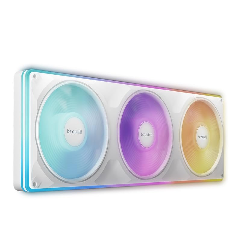 be quiet! Light Wings Pro IO 360mm White Single-Frame Gaming PC Case Fan