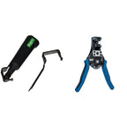 Greenlee 1903 7" Pocket Cable Stripping Tool with High-Carbon Steel Blade, 8 AWG - 1250 Kcmil | Greenlee 13544 Replacement Blades for Cable Stripping Tool 1903, 1-Pack