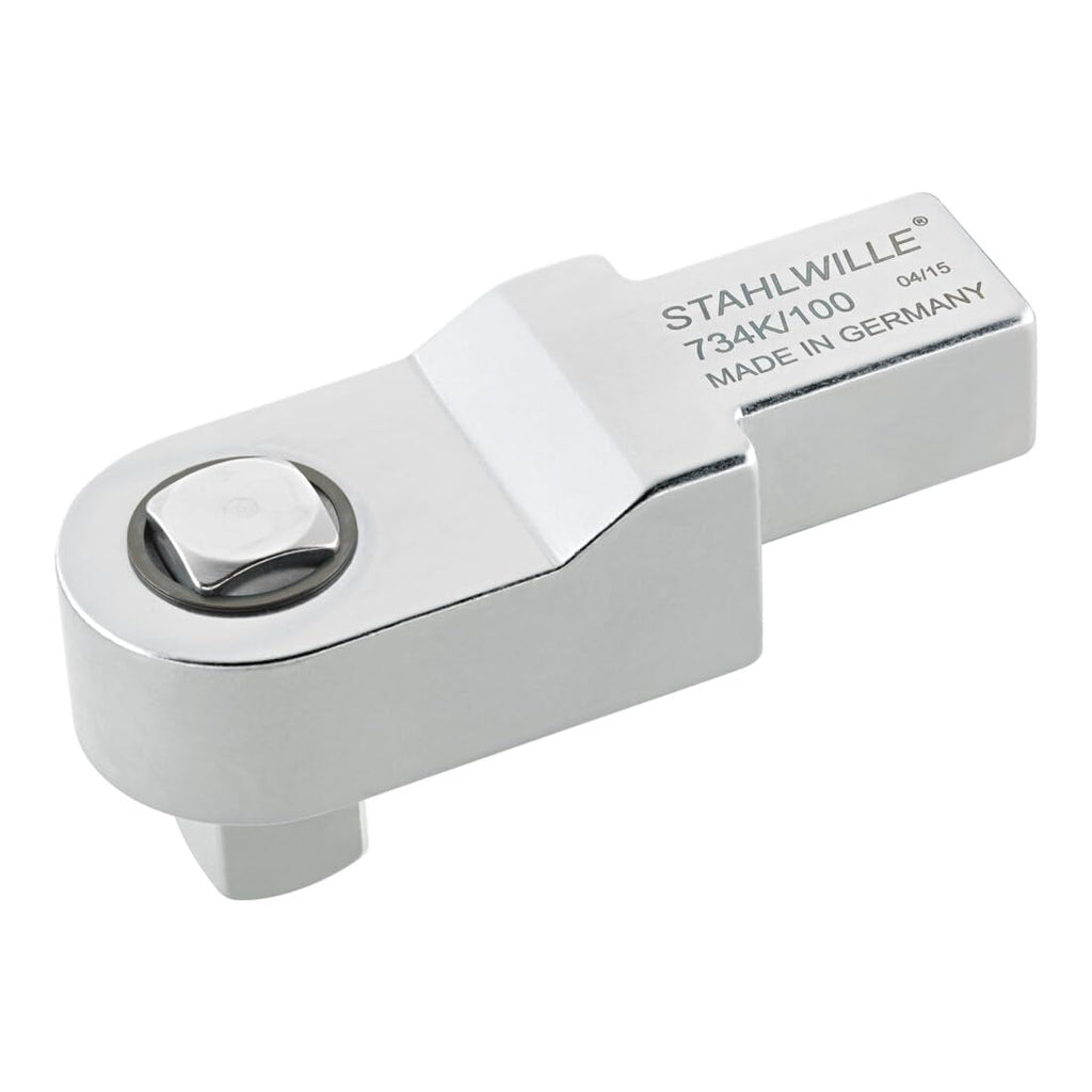 Stahlwille 58241100 3/4" Calibration Square Drive Insert Tool, 22mm x 28mm Mount, Chrome-Plated, Made in Germany