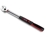 Tapha Tools 3/8 inch Flex-Head Digital Torque Wrench, 5-99.5 ft-lbs (6.8-135 N-m) Torque Range ±2% Accuracy, LED and Buzzer, Preset Memory, ISO 6789 Tested and Calibrated (DKF3N-T135BN)