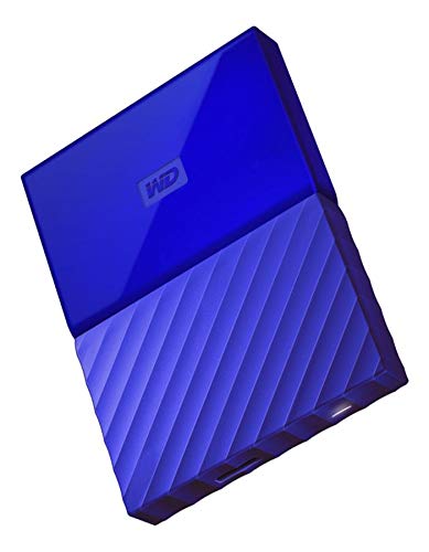 WD 1TB Blue My Passport Portable External Hard Drive - USB 3.0 - WDBYNN0010BBL-WESN