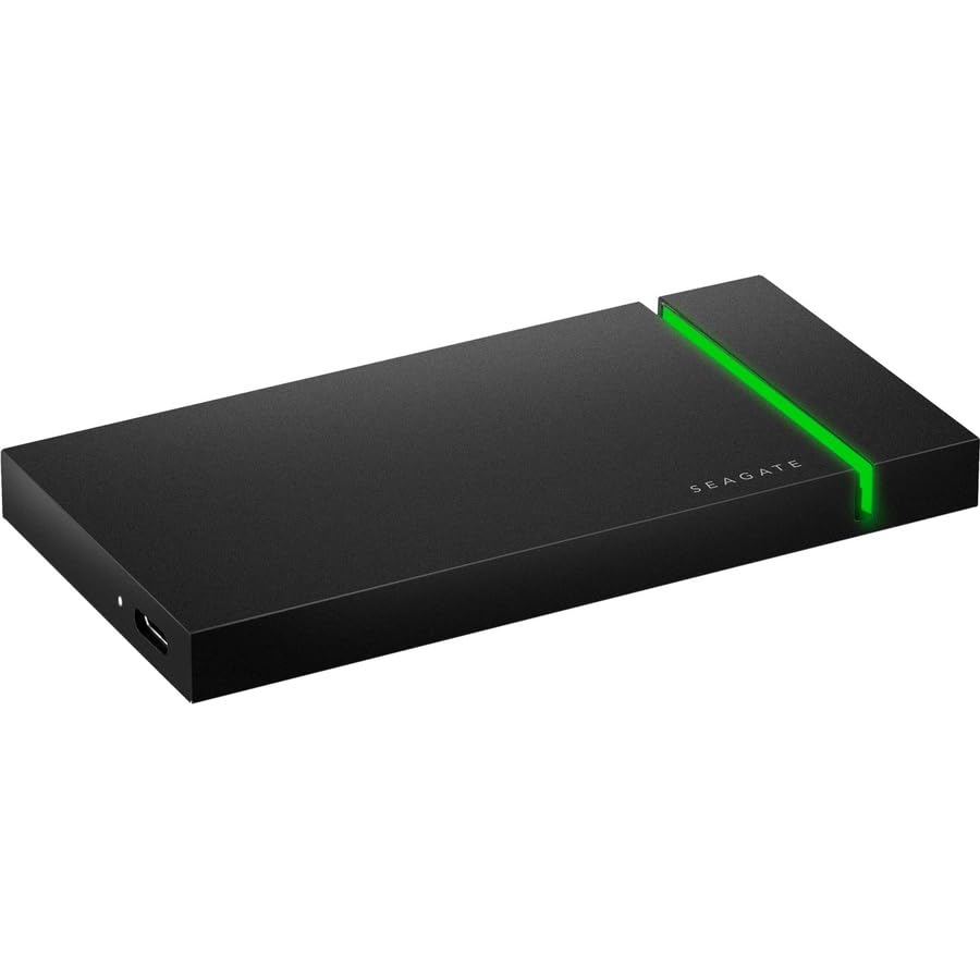 Seagate Firecuda Gaming SSD 2TB External Solid State Drive – USB-C USB 3.2 Gen 2x2 with NVMe for PC Laptop (STJP2000400)