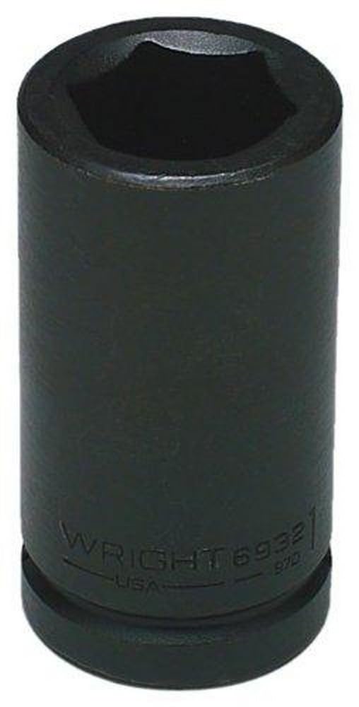 Wright Tool 69124 3/4" Drive 6 Point Deep Impact Socket, 2-15/16"