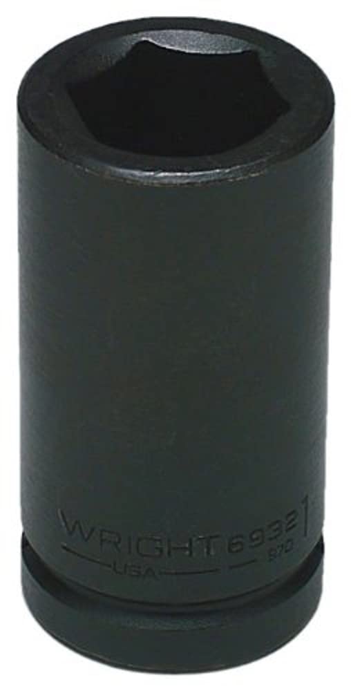 Wright Tool 69124 3/4" Drive 6 Point Deep Impact Socket, 2-15/16"