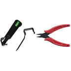 Greenlee 1903 7" Pocket Cable Stripping Tool with High-Carbon Steel Blade, 8 AWG - 1250 Kcmil | Greenlee 13544 Replacement Blades for Cable Stripping Tool 1903, 1-Pack
