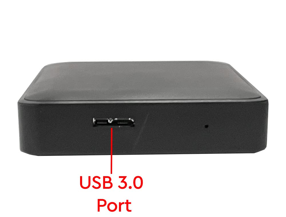 X1 5TB USB 3.0 Portable External Hard Drive for PC, Mac, PlayStation & Xbox (Black) - 2 Year Warranty