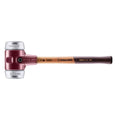 Halder Simplex Mallet 80mm – Soft Metal Inserts, Cast Iron Housing with Protection Sleeve, Varnished Hickory Handle, Heat-Resistant Non-Sparking Assembly & Straightening Hammer – 3009.080