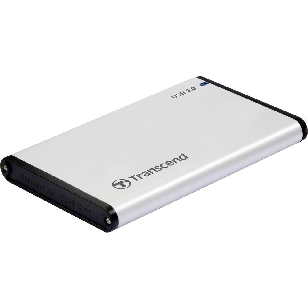 Transcend 1TB StoreJet 25C3N Portable HDD, Sleek Aluminum Case, Type-A