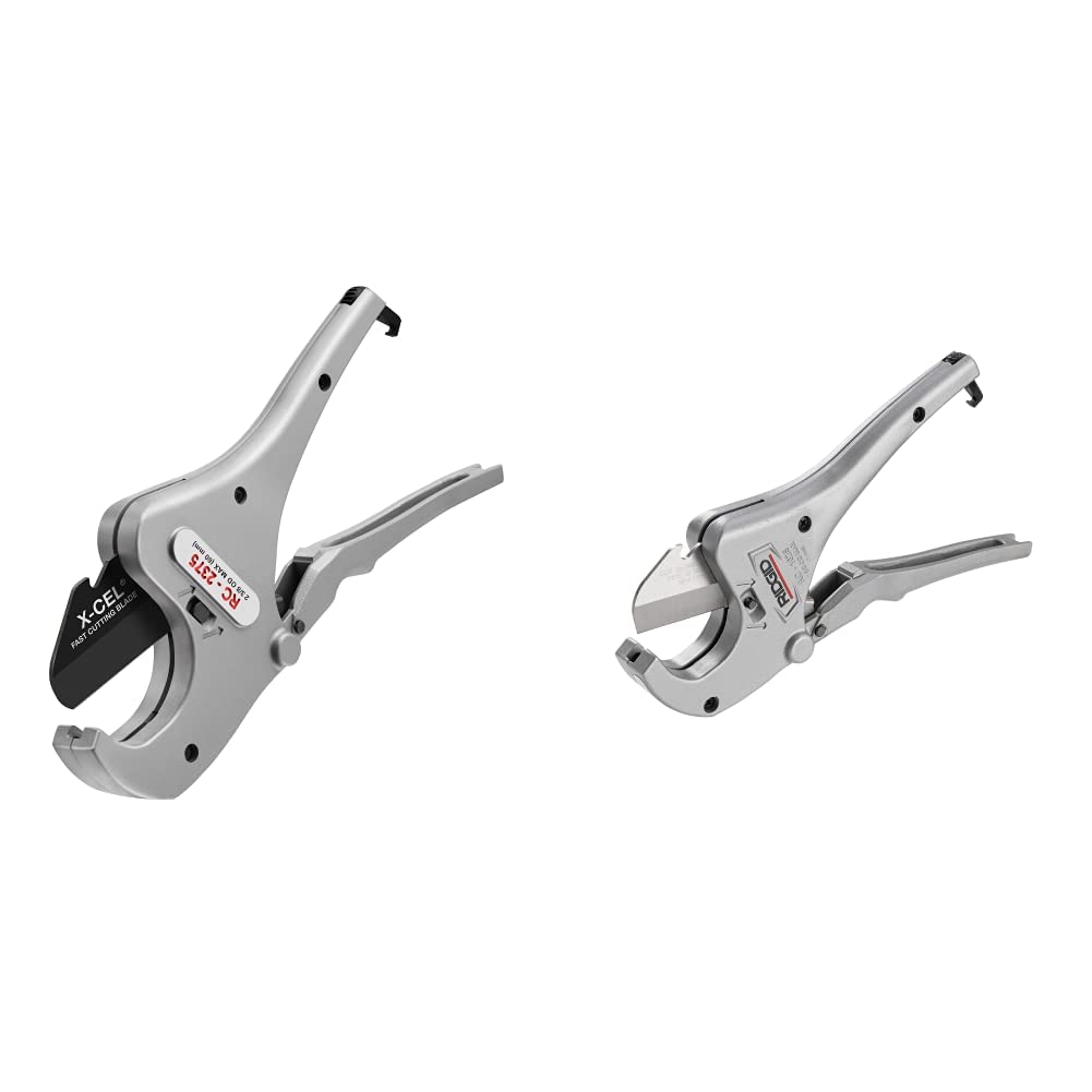 RIDGID Plastic Pipe Cutting Bundle - Ratchet Pipe Cutter (30088) + Replacement Blade (27858) for RC-1625