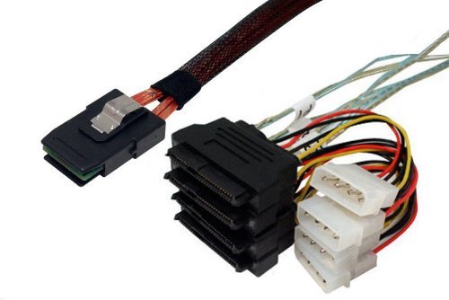 p/n I3629-1M: Internal Mini SAS 36-SAS Drive x 4, 1M [Electronics]