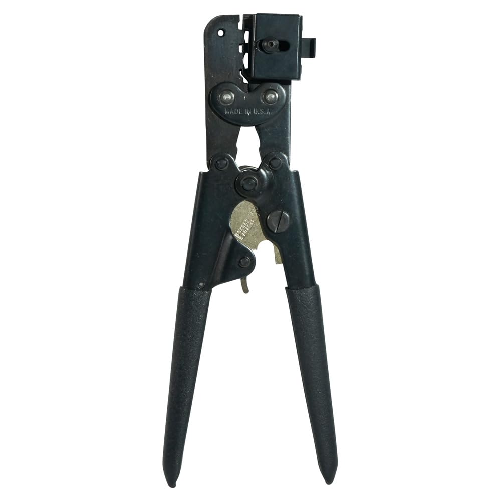 Klein Tools T1710 Ratcheting Crimp Tool, Made in USA, Compound Action Ratcheting Crimper-Insulated Terminals