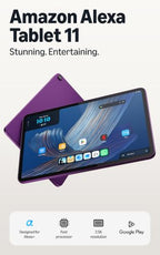 Amazon Alexa Tablet 11 (all-new), 8GB RAM, 64GB, 11″ stunning 2.5K display, All-day battery, With Google Play, Designed for Alexa+, Matcha