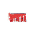 11 Piece Full Polish Metric Angle Open-End Wrench Set