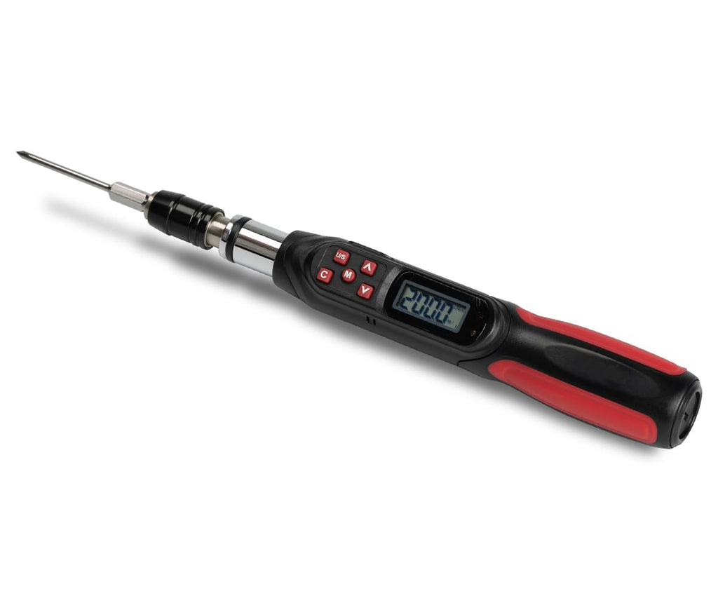 Tapha Tools 3/8 inch Flex-Head Digital Torque Wrench, 5-99.5 ft-lbs (6.8-135 N-m) Torque Range ±2% Accuracy, LED and Buzzer, Preset Memory, ISO 6789 Tested and Calibrated (DKF3N-T135BN)