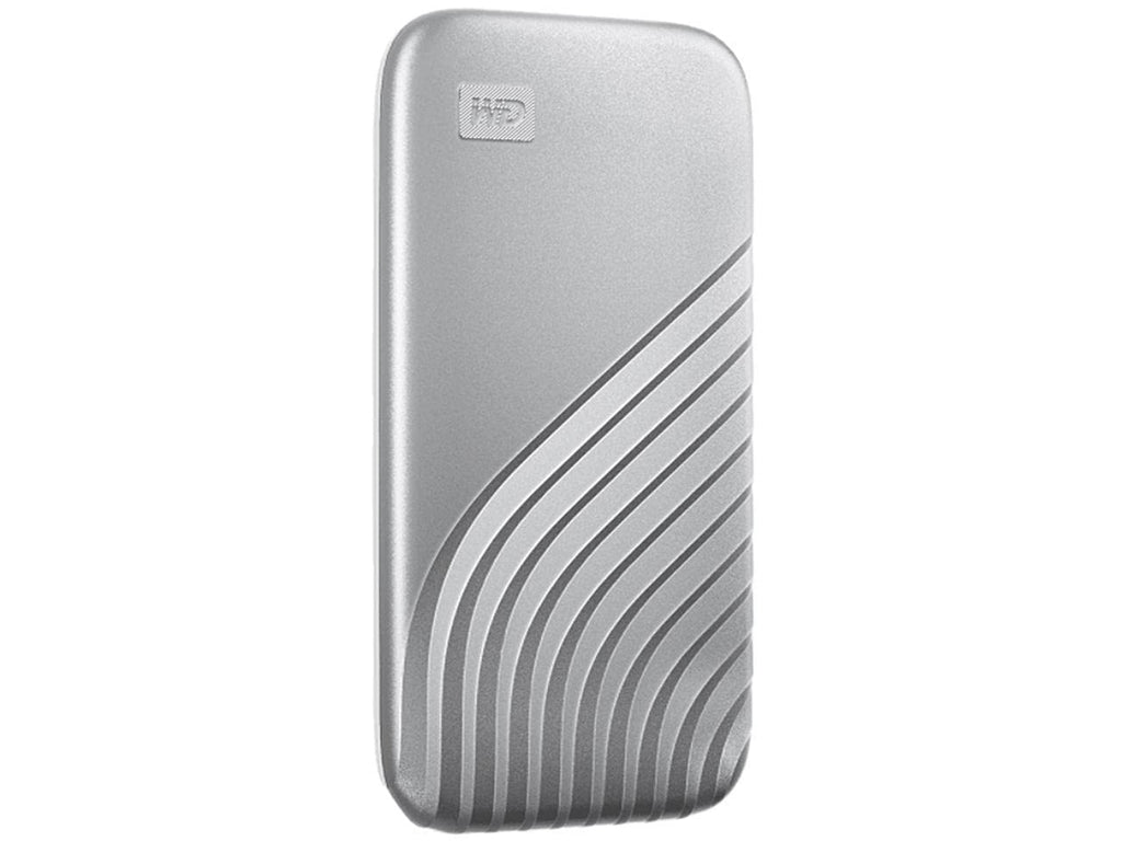 Western Digital 500GB My Passport SSD Portable External Solid State Drive, Gray, Sturdy and Blazing Fast, Password Protection with Hardware Encryption - WDBAGF5000AGY-WESN