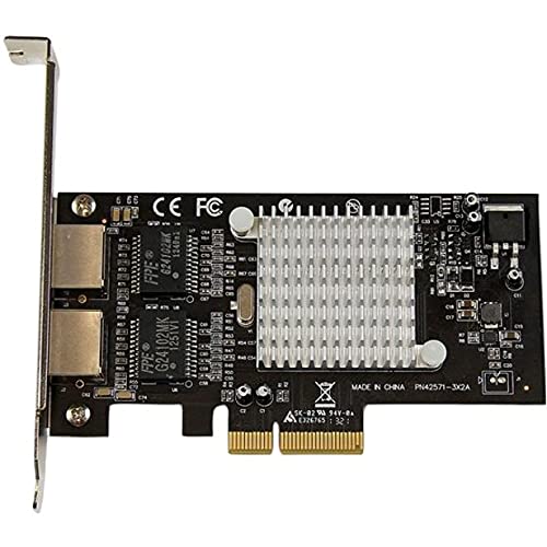 StarTech 2-Port PCIe Network Card, Dual Gigabit NIC Card (ST2000SPEXI)